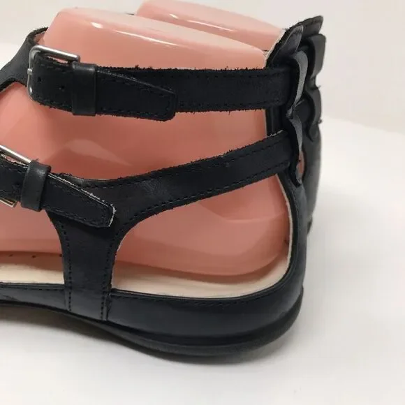 Ecco Black Gladiator Sandals - Picture 7 of 14